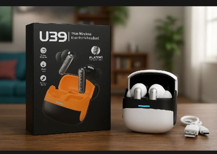 U39 True Wireless Earbuds π₯ TWS Bluetooth 5.3 with Deep Bass + ENC Calls | Long Battery Life | AuraMobile