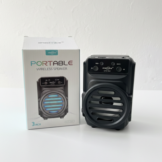 KTS-1265 Dual 3-Inch Portable RGB Bluetooth Speaker