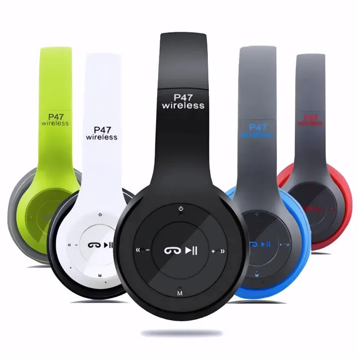 P47 Wireless Bluetooth Headphones – 5-in-1 Foldable Edition
